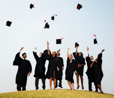students-graduation-ceremony-concept